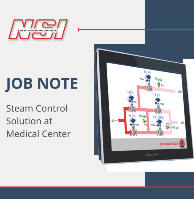 Steam Control Solution at Medical Center